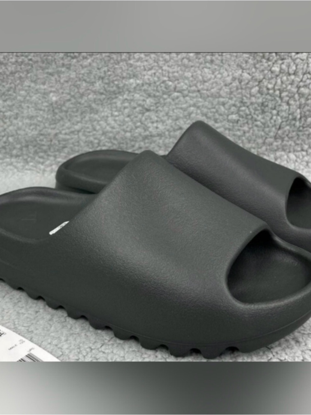 Yeezy Slide Sandals in Black